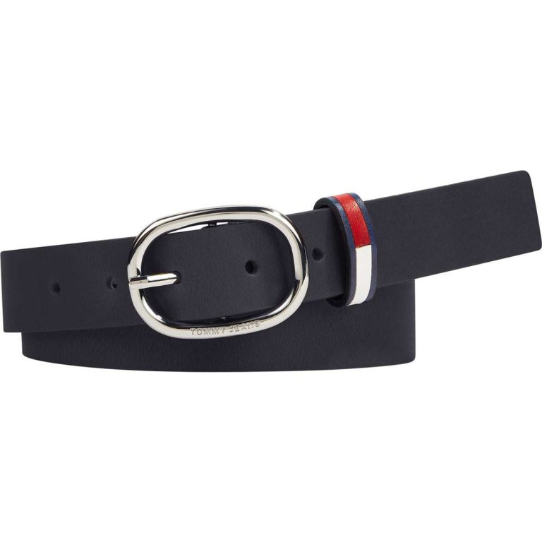 Tommy Hilfiger AW0AW09758 Ζώνη Μαύρη Tommy Hilfiger AW0AW09758 Ζώνη Μαύρη
