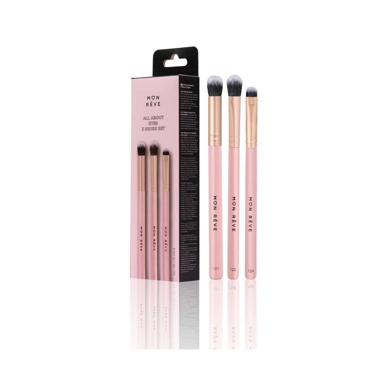 Mon Reve Πινέλα All About Eyes 3 Brush Set