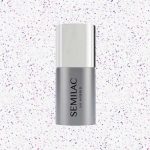 Semilac Top No Wipe T15 Blinking Blue & Violet Flakes 7ml Ημιμόνιμο Βερνίκι