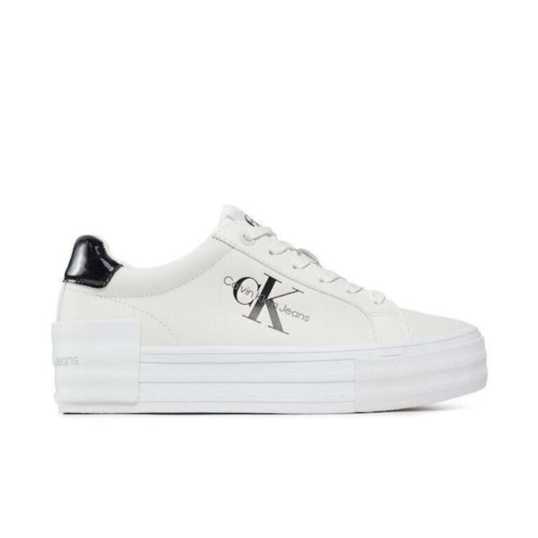 Calvin Klein YW0YW01294-01W Γυναικεία Sneakers Λευκά Calvin Klein YW0YW01294-01W Γυναικεία Sneakers Λευκά