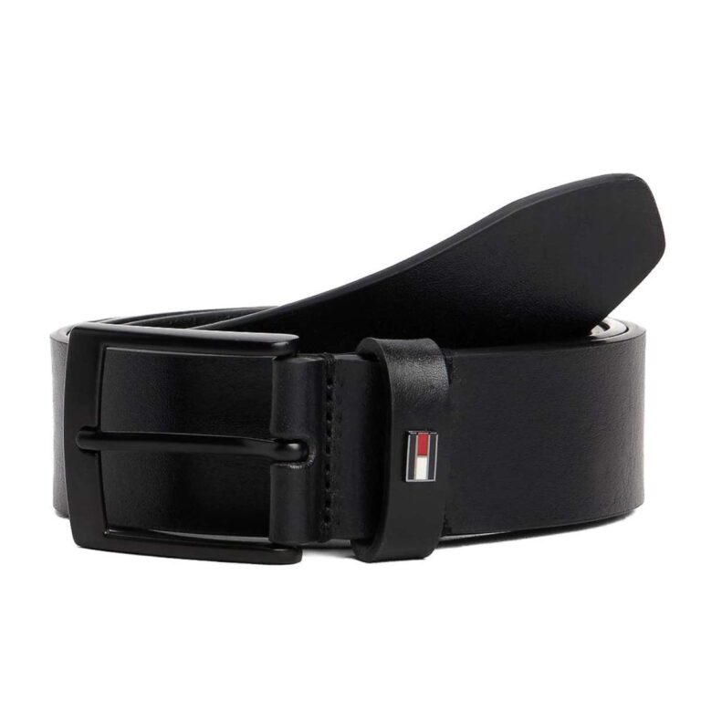 Tommy Hilfiger AM0AM13014-BDS Ζώνη Δερμάτινη Μαύρη