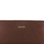 Liu Jo AF4280 E0037 Ecs Xl Zip Around Brown Stone