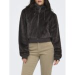 Only 15322127 Κοντό Γυναικείο Bomber Jacket Καφέ Only 15322127 Κοντό Γυναικείο Bomber Jacket Καφέ