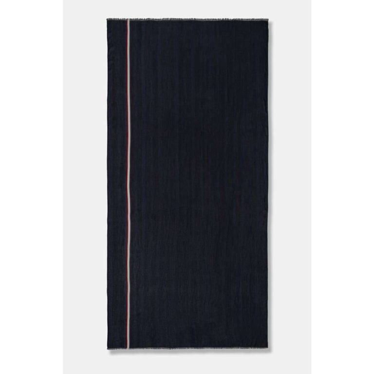 Tommy Hilfiger AW0AW17345-DW6 Μεγάλο Κασκόλ Μπλε Tommy Hilfiger AW0AW17345-DW6 Μεγάλο Κασκόλ Μπλε