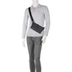 Guess HMSILOP5114-BLA Siena 4G Τσαντάκι Μαύρο