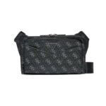 Guess HMSILOP5114-BLA Siena 4G Τσαντάκι Μαύρο