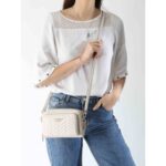 Guess QG950814-STO Anning-Stone Τσαντάκι Χιαστί