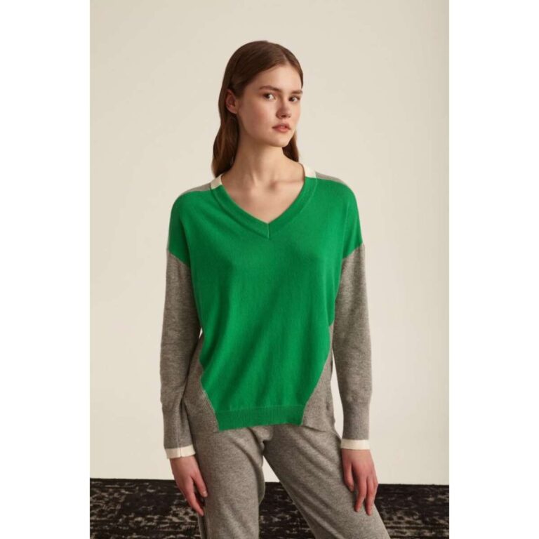 Marina V FW24-O50 Emerald Πλεκτή Μπλούζα Marina V FW24-O50 Emerald Πλεκτή Μπλούζα