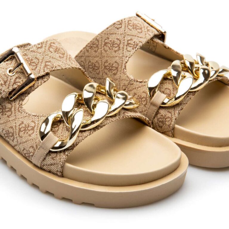 Guess FL6FT2FAL03-BEIBR Γυναικεία Σανδάλια Μπεζ