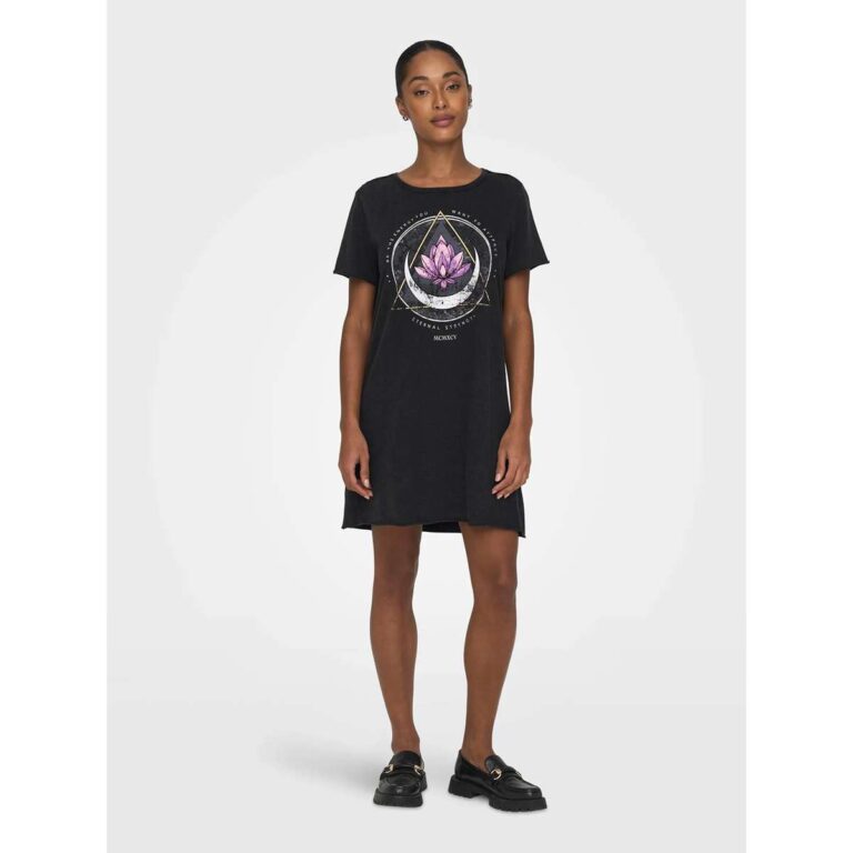 Only 15232549 Μαύρο Φόρεμα Casual Only 15232549 Μαύρο Φόρεμα Casual