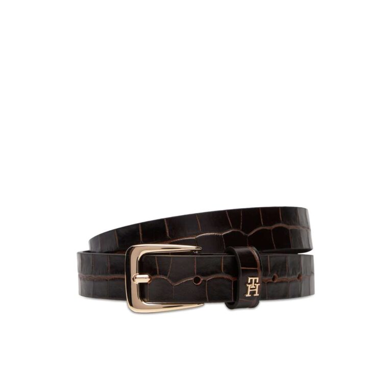 Tommy Hilfiger AW0AW17975-GSZ Δερμάτινη ζώνη Καφέ Tommy Hilfiger AW0AW17975-GSZ Δερμάτινη ζώνη Καφέ