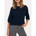 Only 15353023 Γυναικείο Crop Πουλόβερ Navy Only 15353023 Γυναικείο Crop Πουλόβερ Navy
