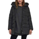 Only Γυναικείο Puffer Μπουφάν Μαύρο Only Γυναικείο Puffer Μπουφάν Μαύρο