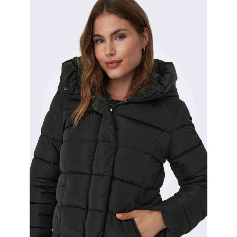 Only Γυναικείο Puffer Μπουφάν Μαύρο Only Γυναικείο Puffer Μπουφάν Μαύρο