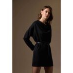 Enzzo 252493 Φόρεμα Colin Μαύρο