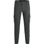 Jack & Jones 12140326 Παντελόνι Cargo Γκρι