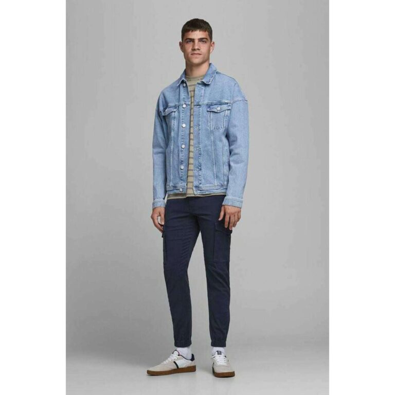 Jack & Jones 12169582 Παντελόνι Cargo Navy