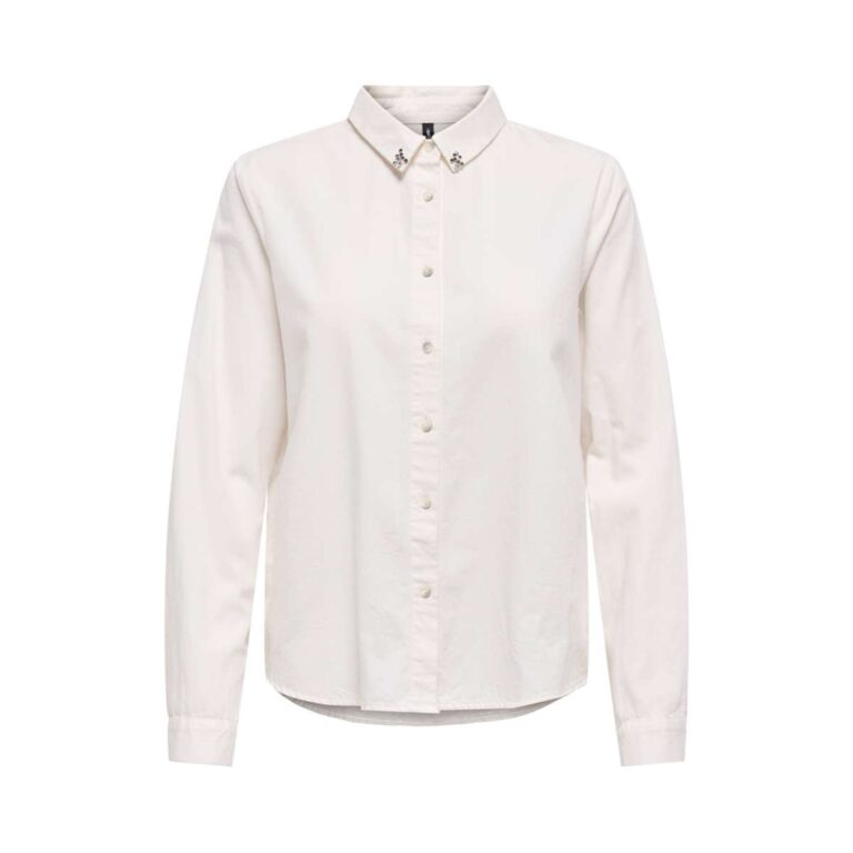 Only 15357341 Μακρυμάνικο Πουκάμισο Λευκό