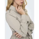 Only 15369028 Γυναικεία Καμπαρντίνα Μπεζ