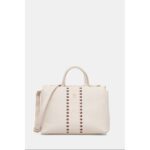Tommy Hilfiger AW0AW18155-AEO Τσάντα Ώμου-Χειρός Εκρού