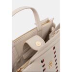Tommy Hilfiger AW0AW18155-AEO Τσάντα Ώμου-Χειρός Εκρού