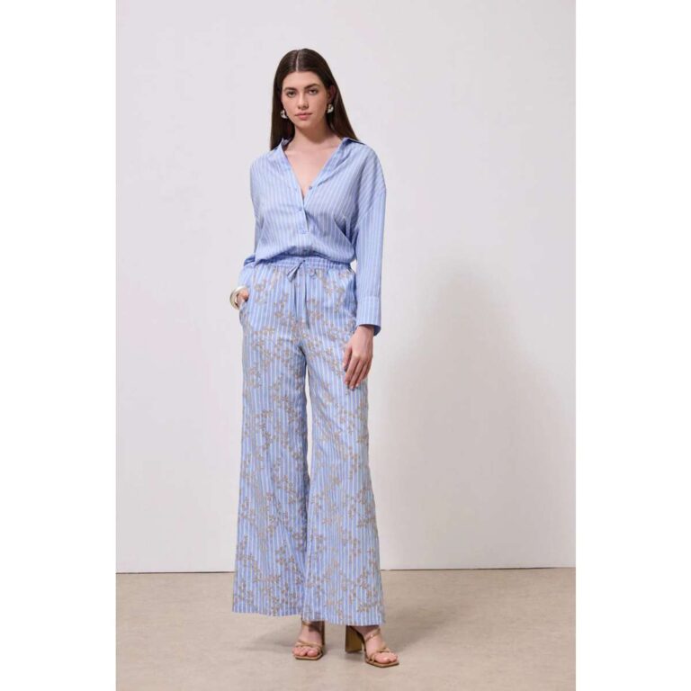 Enzzo 261183 Παντελόνι Morgan Γαλάζιο