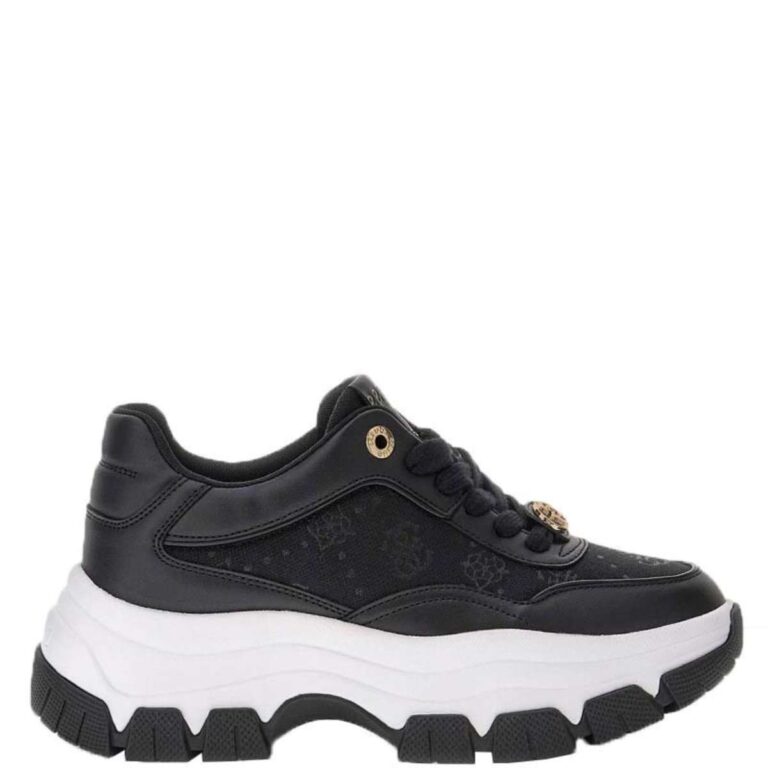 Guess FLFBRTELE12 Sneakers Μαύρα