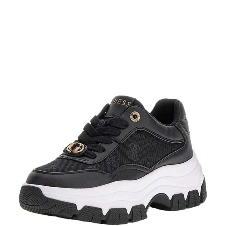 Guess FLFBRTELE12 Sneakers Μαύρα