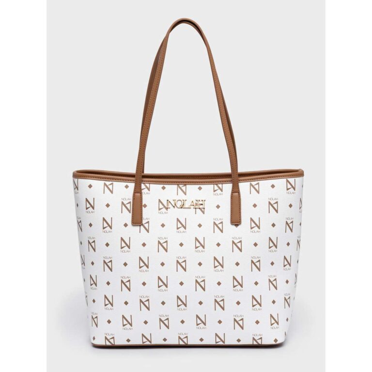 Nolah Ansa White-Brown Τσάντα Ώμου