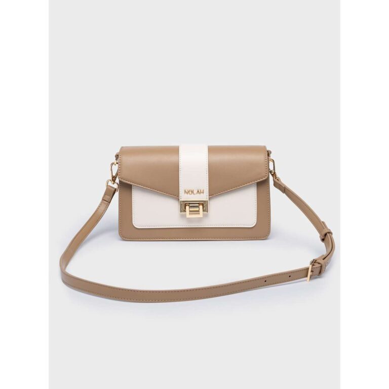 Nolah Danny Beige-Cream Τσάντα Χιαστί