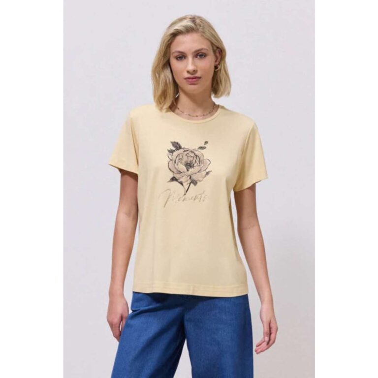 Enzzo 261265 Γυναικείο Μπλούζα Zabel Butter