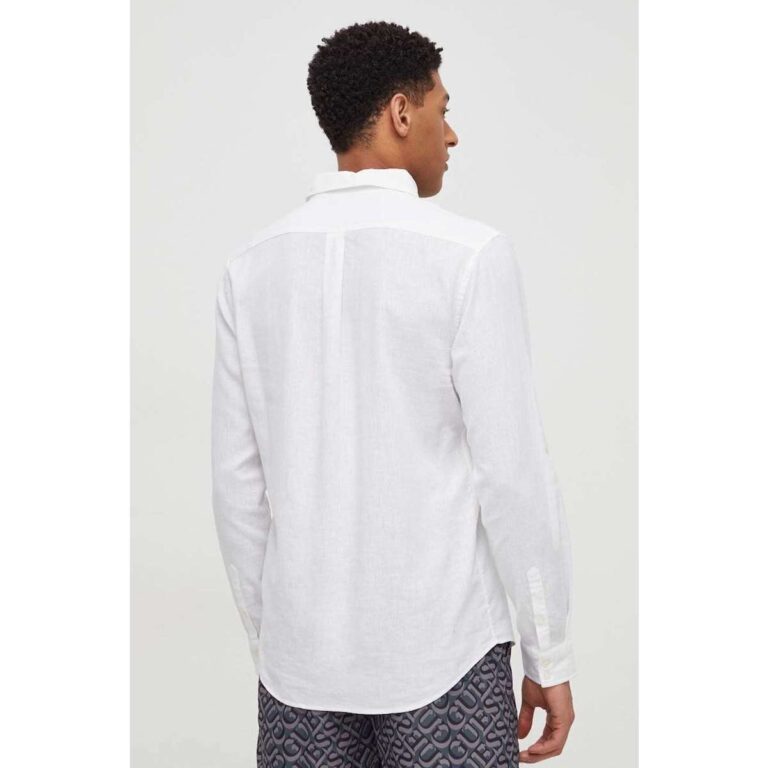 Guess F4GH00WG3L0-G011 Μακρυμάνικo Λινό Πουκάμισο