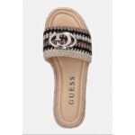 Guess FLJKLIFAB03 Γυναικεία Σανδάλια Μαύρα
