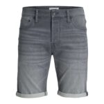 Jack&Jones 12249214 Ανδρική Βερμούδα Τζιν Γκρι