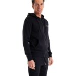Jack&Jones 12265177 Ζακέτα με Κουκούλα Μαύρη