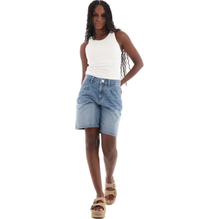 Only 15319477 Γυναικείο Crop Top Αμάνικο με Cups