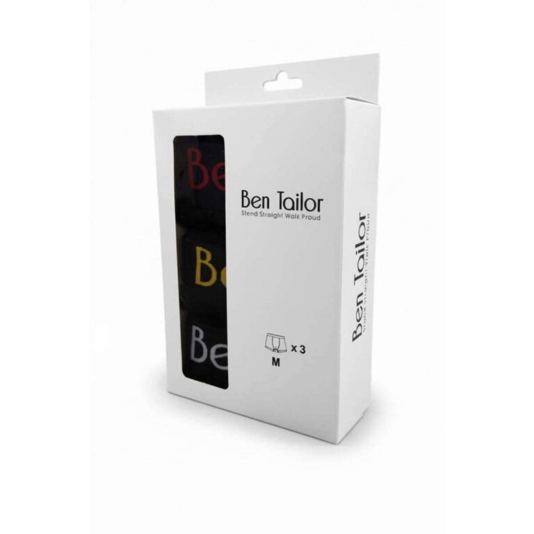 Ben Tailor BENT.1667 Ανδρικά Μποξεράκια Μαύρα 3Pack