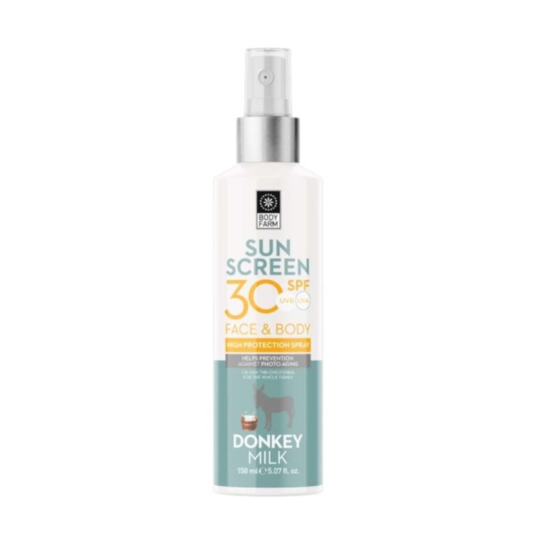 Bodyfarm Donkey Milk Αντηλιακό Γαλάκτωμα SPF30 150ml