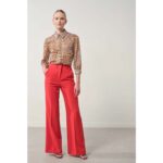 Enzzo 251134 Παντελόνα Paloma Dark Coral