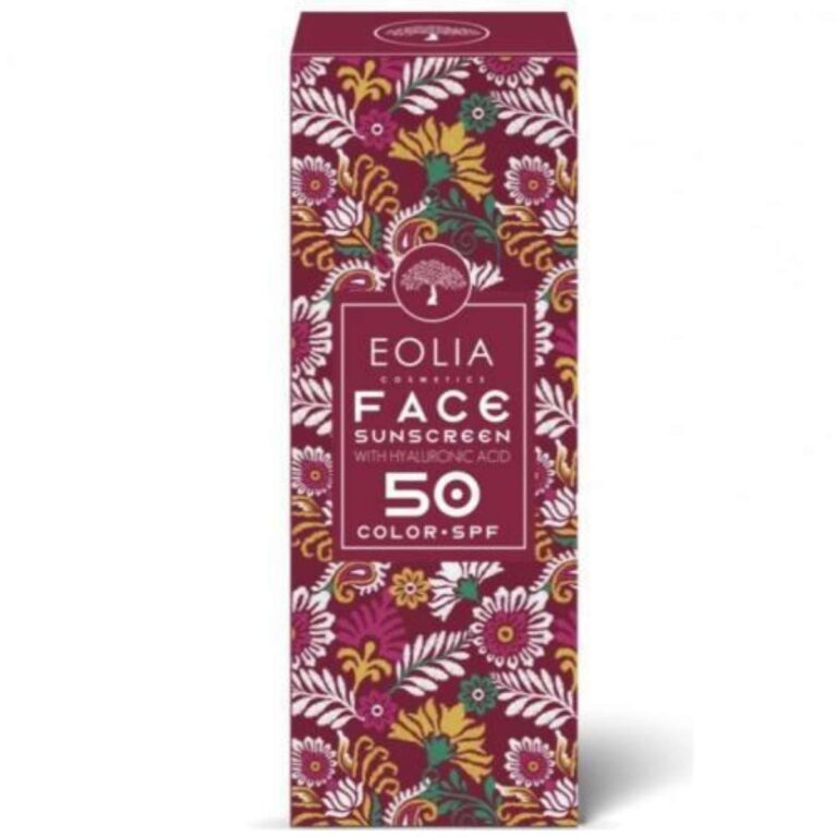 Eolia Cosmetics Face Sunscreen SPF50 με Χρώμα 50ml