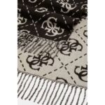 Guess AW5217VIS03-BLO Γυναικείο Κασκόλ Μαύρο-Γκρι