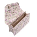 Nolah Mia Pink Floral Γυναικεία Τσάντα Ώμου