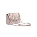 Nolah Mia Pink Floral Γυναικεία Τσάντα Ώμου