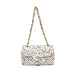 Nolah Nostalgia White Floral Γυναικεία Τσάντα Ώμου