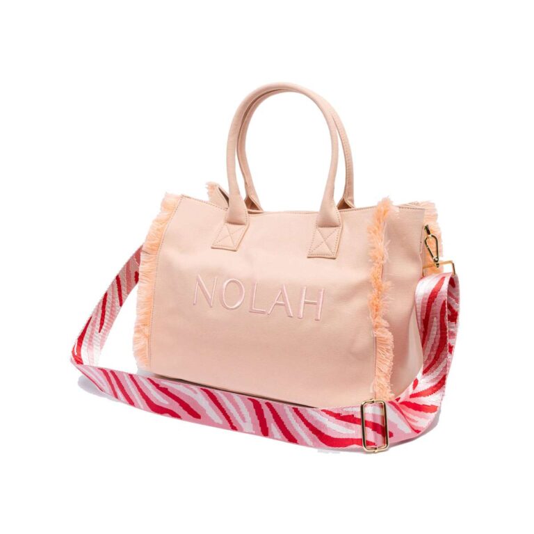 Nolah Vacay Pink Υφασμάτινη Τσάντα Παραλίας