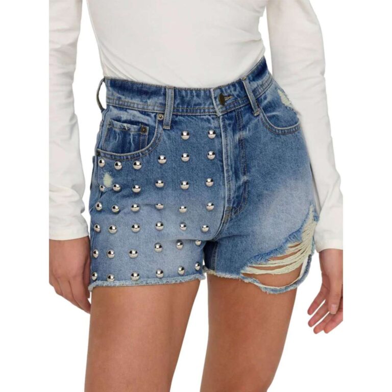 Only 15318280 Γυναικείο Τζιν Σορτς Blue Denim