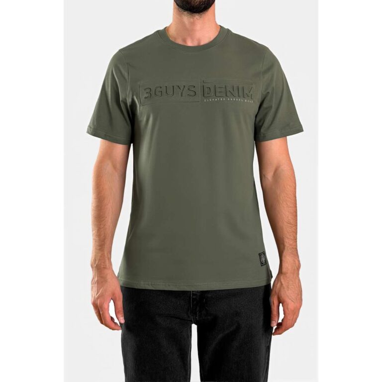 3GUYS 61-5153 Ανδρική Μπλούζα Κοντομάνικη