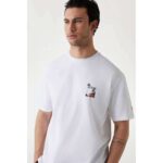 Guess F5GI10I3Z14-G011 Ανδρικό T-shirt Λευκό
