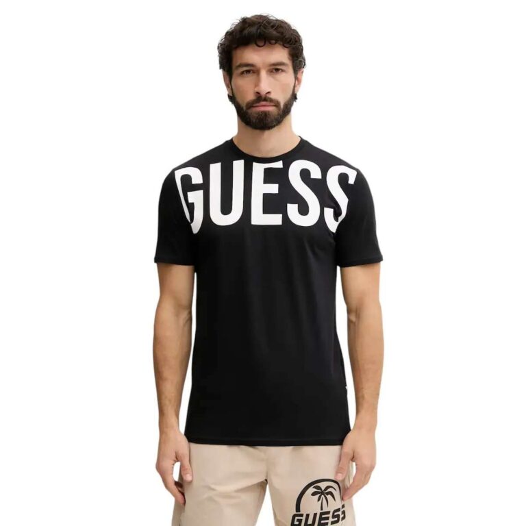 Guess F6GI01J1314-JBLK Ανδρικό T-shirt Μαύρο