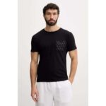 Guess F6GI12K6XN4-JBLK Ανδρικό T-shirt Μαύρο